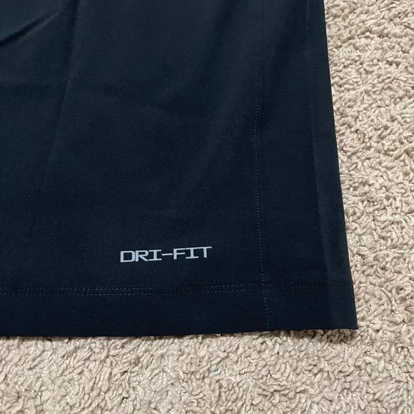 Nike Tigers Polo Shirt Mens Large Black Snarling Tiger Coach Sideline Sample - Picture 8 of 12